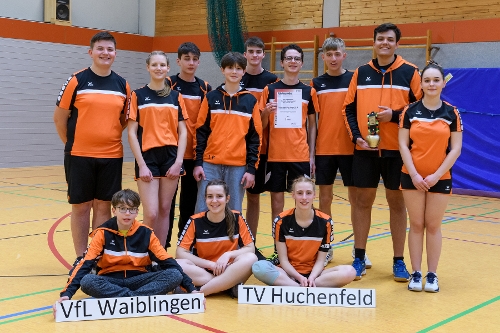 Erfolgreiche Teilnahme der VfL Waiblingen Jugendmannschaften an den Süddeutschen Meisterschaften im Prellball