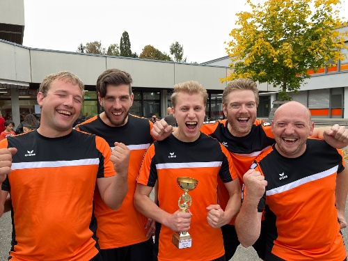 Die Sieger des Schwabenpokals von links nach rechts: Jens, Jochen, Tom-David, Peter und Marko